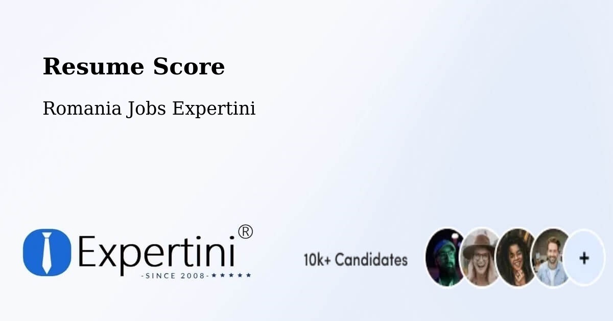 Resume Score & Job Description Match Tool – Deva - Romania Jobs Expertini
